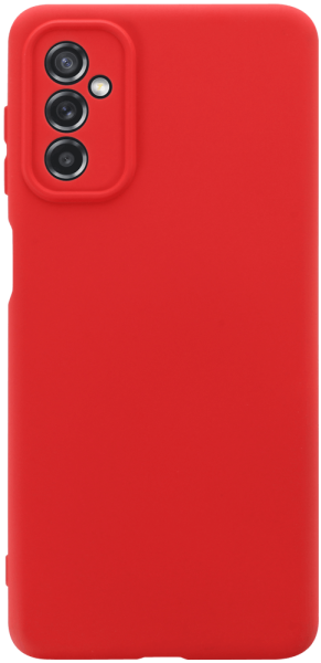 Samsung Galaxy M52 5G (SM-M526BR) szilikon tok kameravédővel matt piros