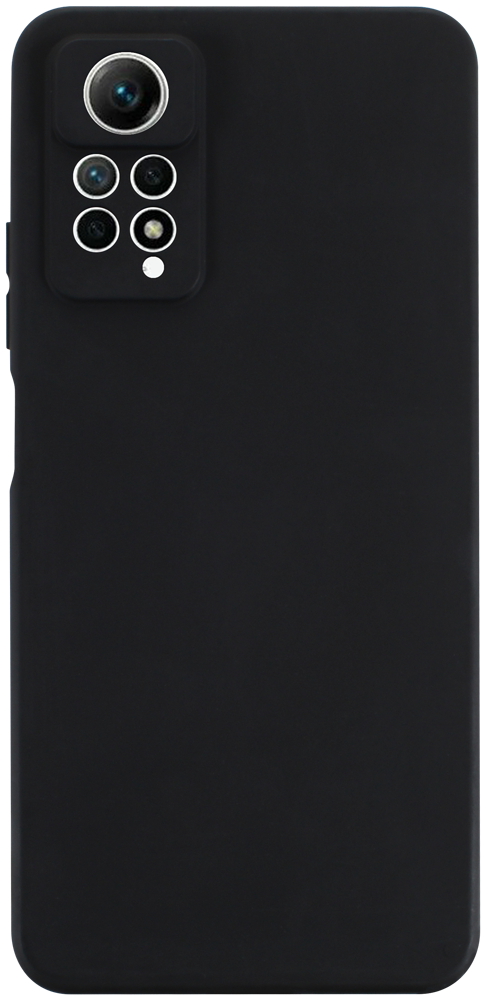 Xiaomi Redmi Note 12 Pro 4G szilikon tok kameravédővel matt fekete