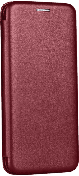 Xiaomi Redmi A2 oldalra nyíló mágneses flipes bőrtok prémium minőség bordó