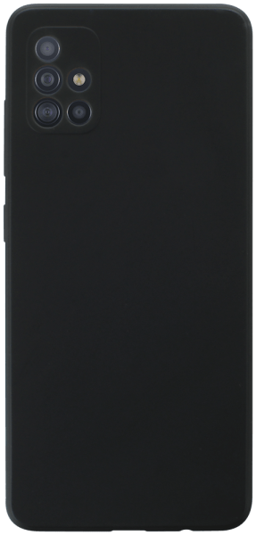 Samsung Galaxy A51 (SM-A515F) szilikon tok kameravédővel matt fekete
