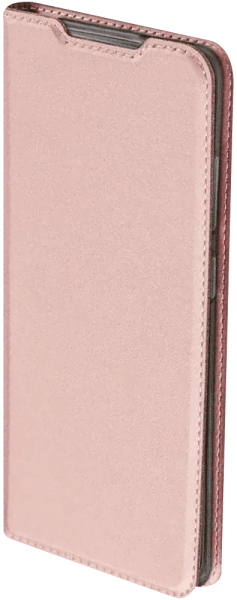 Samsung Galaxy S20 Plus 5G (SM-G986F) oldalra nyíló flipes bőrtok elől-hátul mágneses rozéarany