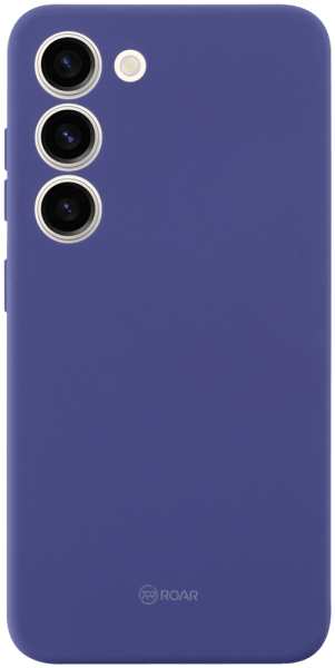 Samsung Galaxy S23 (SM-S911B) szilikon tok gyári ROAR kameravédővel lila