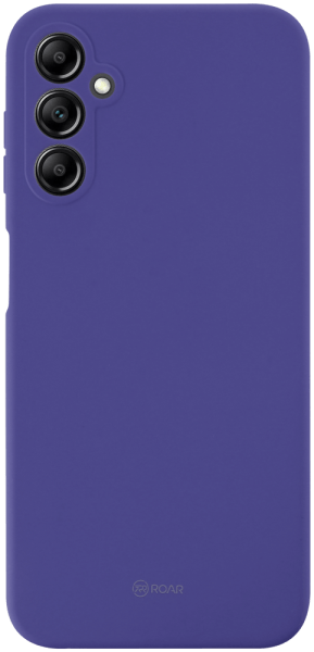Samsung Galaxy A14 (SM-A145R) szilikon tok gyári ROAR kameravédővel lila