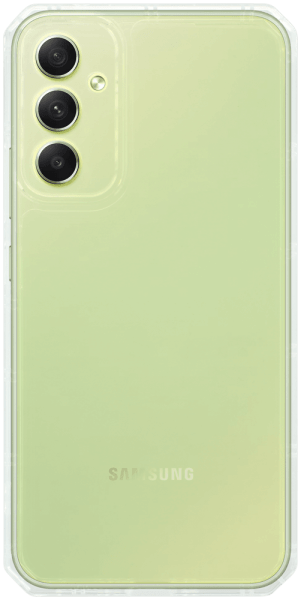 Samsung Galaxy A34 (SM-A346B) szilikon tok közepesen ütésálló légpárnás keret kameravédővel átlátszó