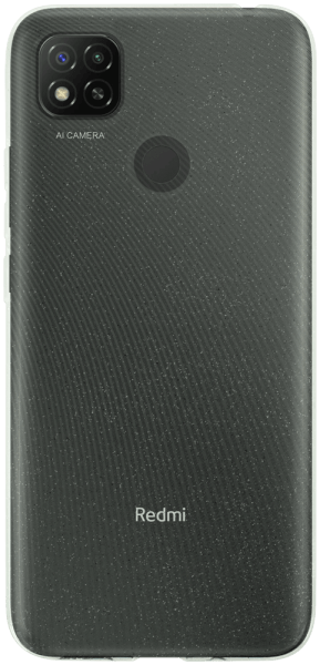 Xiaomi Redmi 9C NFC szilikon tok csillogó átlátszó