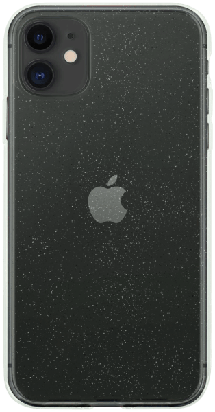 Apple iPhone 11 szilikon tok csillogó átlátszó