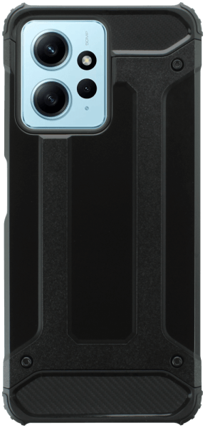 Xiaomi Redmi Note 12 4G ütésálló tok légpárnás sarkas, hibrid Forcell Armor fekete