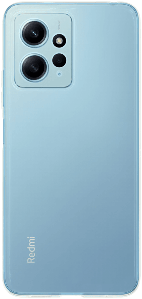 Xiaomi Redmi Note 12 4G szilikon tok közepesen ütésálló kameravédővel átlátszó