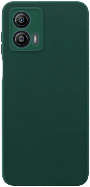 Motorola Moto G53 5G szilikon tok kameravédővel matt sötétzöld