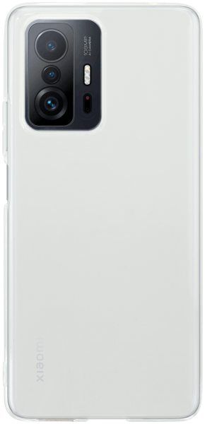 Xiaomi 11T Pro 5G szilikon tok közepesen ütésálló kameravédővel átlátszó