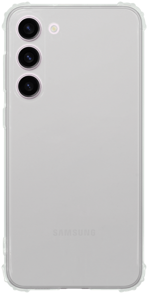 Samsung Galaxy S23 Plus (SM-S916B) szilikon tok közepesen ütésálló légpárnás sarok kameravédővel átlátszó