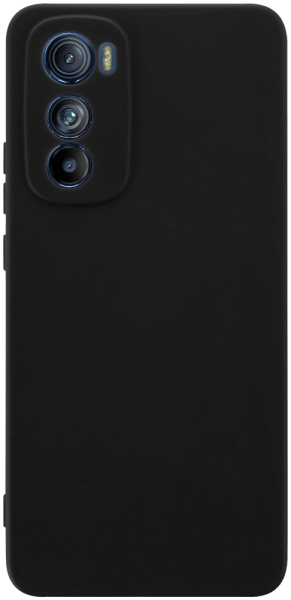Motorola Edge 30 szilikon tok kameravédővel matt fekete