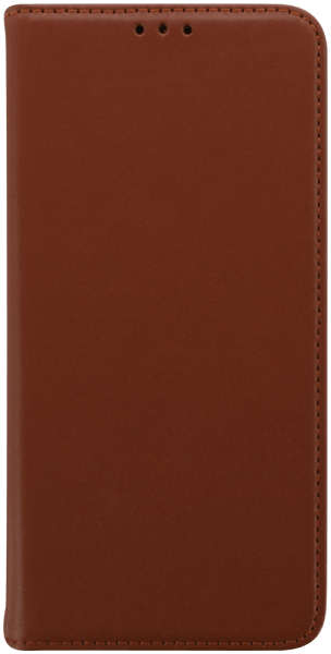 Xiaomi Redmi Note 12 4G oldalra nyíló flipes bőrtok valódi bőr barna