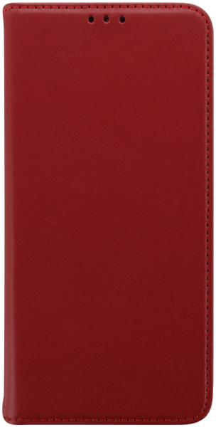 Xiaomi Redmi Note 12 4G oldalra nyíló flipes bőrtok valódi bőr bordó