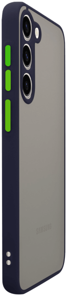 Samsung Galaxy S23 Plus (SM-S916B) kemény hátlap Vennus Button Bumper sötétkék