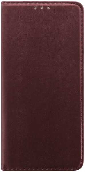 Motorola Moto E32 oldalra nyíló flipes bőrtok asztali tartó funkciós bordó