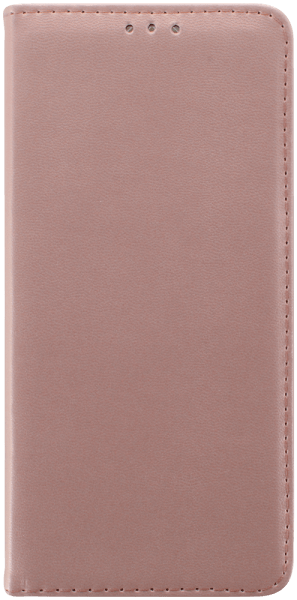 Motorola Moto E32 oldalra nyíló flipes bőrtok asztali tartó funkciós rozéarany