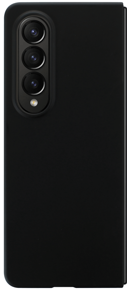Samsung Galaxy Z Fold4 (SM-F926B) kemény hátlap előlapi kerettel matt fekete