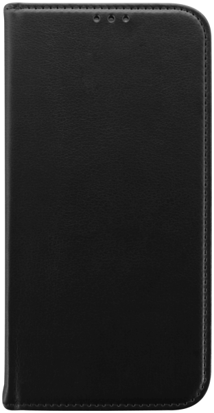 Apple iPhone 15 Pro Max oldalra nyíló flipes bőrtok asztali tartó funkciós fekete