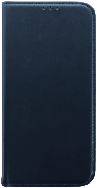 Apple iPhone 15 Pro Max oldalra nyíló flipes bőrtok asztali tartó funkciós sötétkék