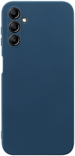 Samsung Galaxy A14 5G (SM-A146P) szilikon tok kameravédővel matt sötétkék