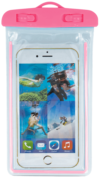 Xiaomi Mi A1 vízálló tok univerzális fluoreszkáló rózsaszín