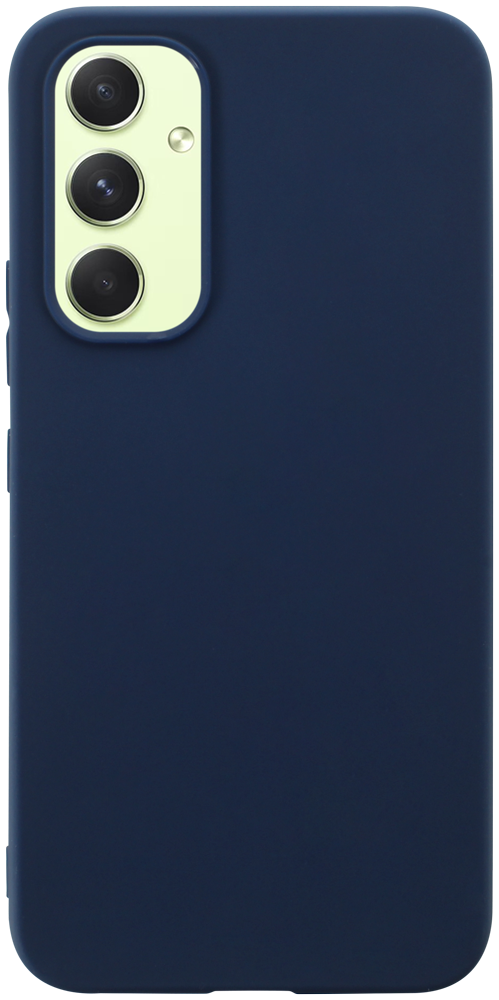 Samsung Galaxy A54 (SM-A546B) szilikon tok matt sötétkék