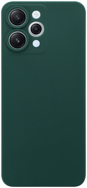 Xiaomi Redmi 12 szilikon tok kameravédővel matt sötétzöld