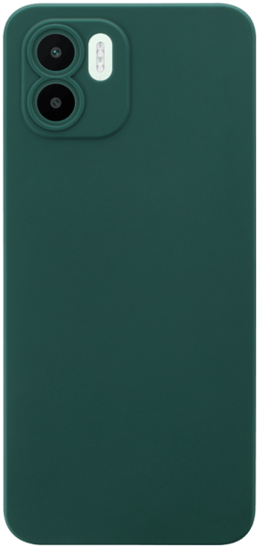 Xiaomi Redmi A1 szilikon tok kameravédővel matt sötétzöld