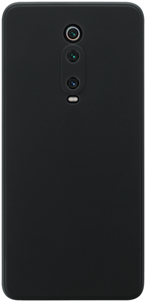 Xiaomi Mi 9T szilikon tok kameravédővel matt fekete