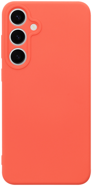 Samsung Galaxy S24 Plus (SM-S926B) szilikon tok kameravédővel matt barackszínű