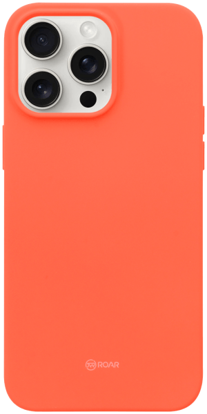 Apple iPhone 15 Pro Max szilikon tok gyári ROAR barackszínű