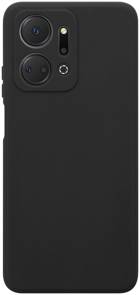 Honor X7a szilikon tok kameravédővel matt fekete