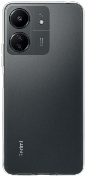Xiaomi Redmi 13C szilikon tok közepesen ütésálló kameravédővel átlátszó