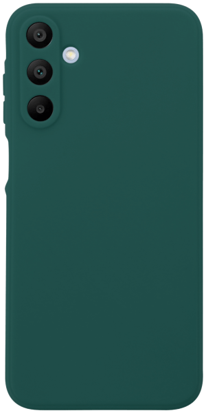 Samsung Galaxy A15 5G (SM-A156B) szilikon tok kameravédővel matt sötétzöld