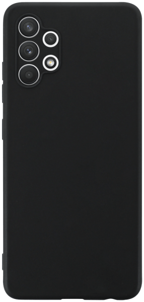 Samsung Galaxy M32 (SM-M325F) szilikon tok kameravédővel matt fekete