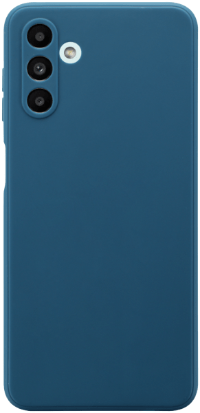 Samsung Galaxy A13 5G (SM-A136) szilikon tok kameravédővel matt sötétkék