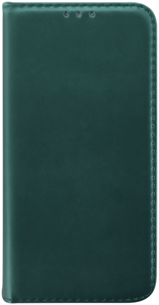 Samsung Galaxy S24 (SM-S921B) oldalra nyíló flipes bőrtok asztali tartó funkciós sötétzöld