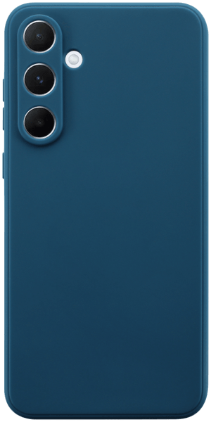 Samsung Galaxy A55 5G (SM-A556B) szilikon tok kameravédővel matt sötétkék