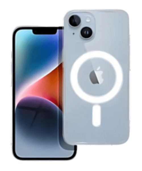 Apple iPhone 14 szilikon tok gyári MagSafe átlátszó