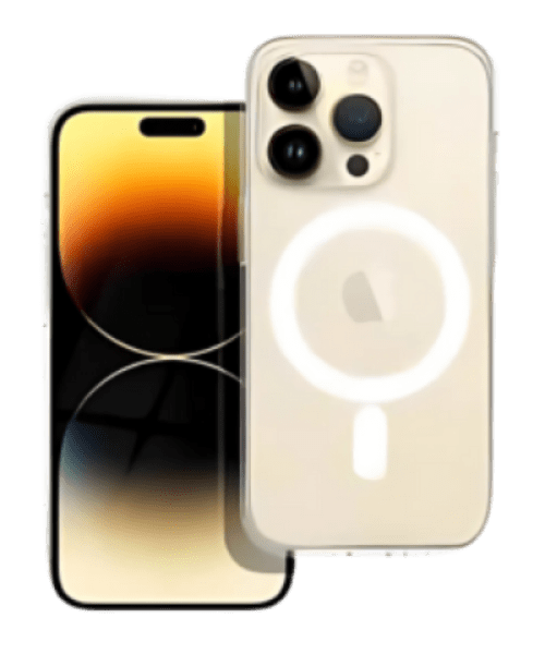 Apple iPhone 14 Pro szilikon tok gyári MagSafe kameravédővel átlátszó