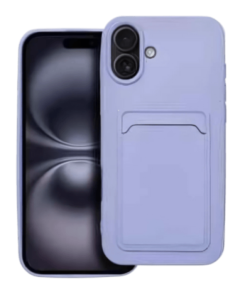 CARD Tok iPhone 16 Plus-hoz – Praktikus és Stílusos Védelem Lila Színben