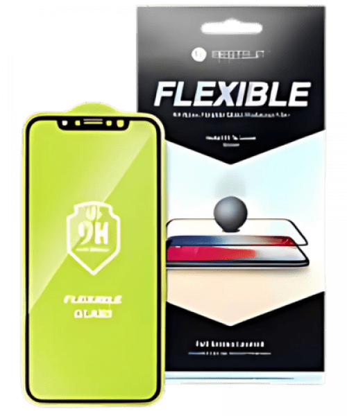 Bestsuit Rugalmas Hibrid Üveg 5D - Apple iPhone 12 Mini (Fekete)