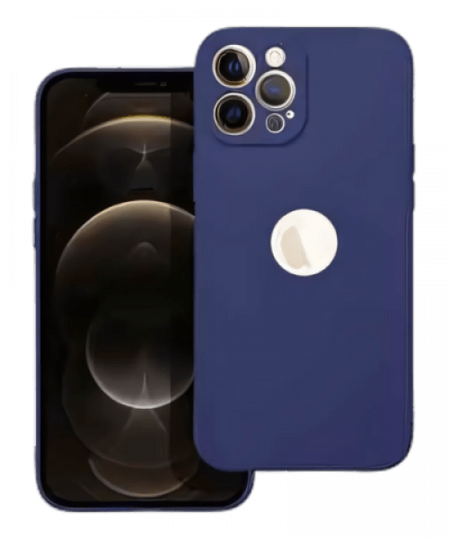 SOFT tok IPHONE 12 Pro Max-hoz sötétkék