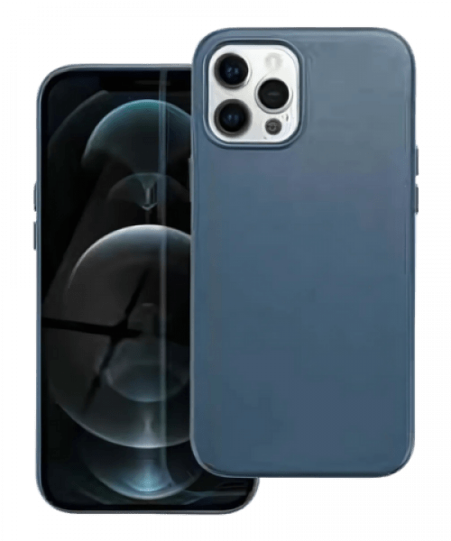 Leather MAG COVER tok IPHONE 12 Pro Max-hoz– Elegancia és MagSafe-kompatibilitás egy tokban, Kék