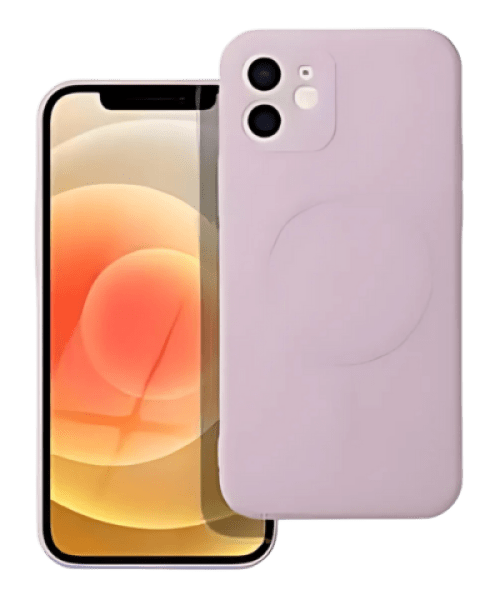 SILICONE MAG COVER tok – MagSafe Kompatibilis iPhone 12-hez, rózsaszín