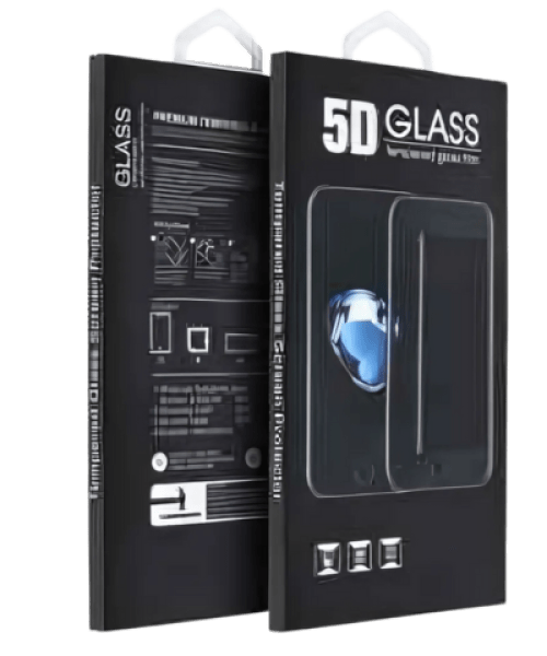 5D Full Glue (matt) edzett üveg - iPhone 16 Pro készülékhez, fekete