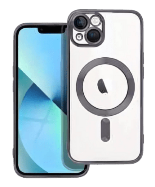 ELECTRO MAG COVER tok IPHONE 13 készülékhez MagSafe kompatibilis fekete színben