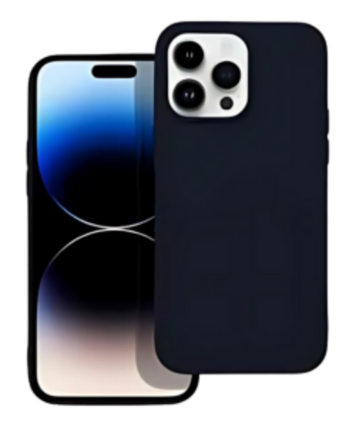 Apple iPhone 14 Pro Max szilikon tok matt fekete