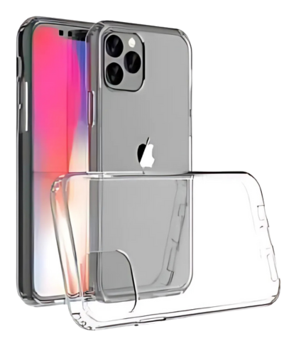 Apple iPhone 14 Pro Max szilikon tok közepesen ütésálló átlátszó